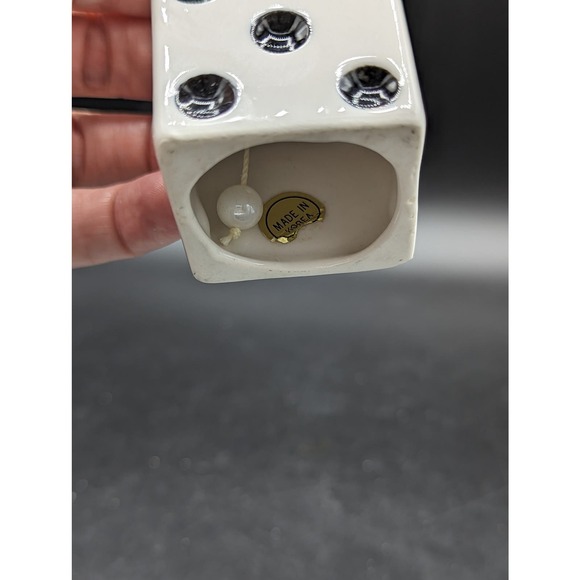 Vintage Small Las Vegas souvenir Ceramic dice bell - Picture 3 of 10